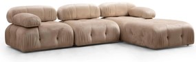 Elegantná pohovka Bubble Corner - krémová