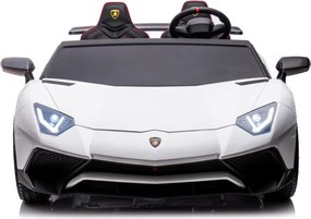 LEAN CARS Elektrické autíčko Lamborghini XXL A8803 biele 24V