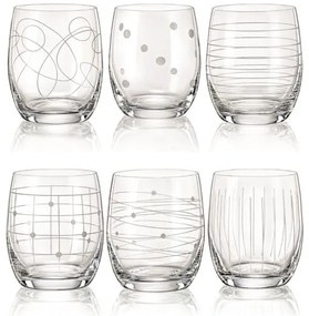 Crystalex Poháre ELEMENTS 300 ml, 6 ks