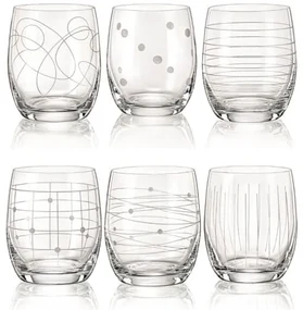 Crystalex Poháre ELEMENTS 300 ml, 6 ks