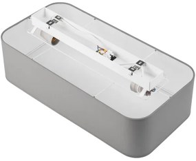 Stropné svietidlo SIRJA SQUARE 2xE27/15W/230V šedá