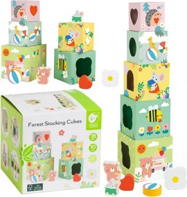 Puzzle Box Cube – Lesná pyramída 10 dielov