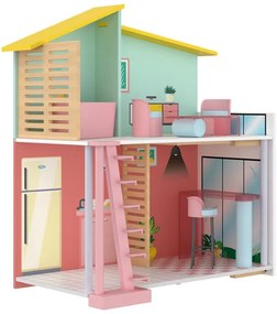 Playtive Drevený domček pre bábiky Fashion  (100337072)