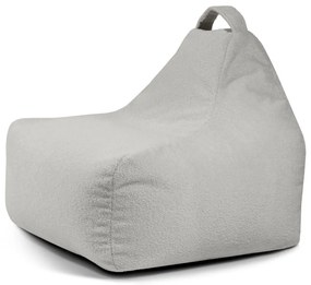 Svetlosivý detský sedací vak z textílie buklé Game Amuse – SLOWDOWN