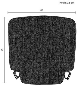 Sedák 42x42 cm Friday – Zuiver