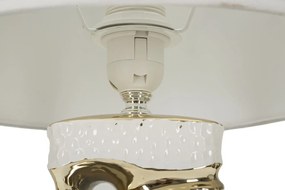 Stolná lampa Florida 43,5 cm bielo-zlatá