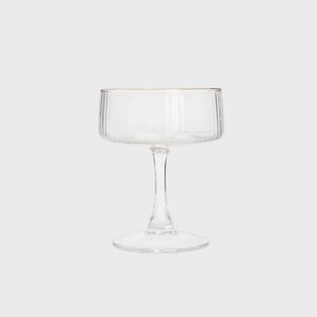 Pohár LYNN so zlatým okrajom 725791 240 ml