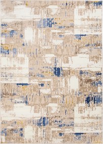 TA Koberec D684M BIELA/TMAVOMODRÁ ASTHANE Rozmer: 80x150 cm