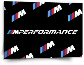 Sablio Obraz MPERFORMANCE čierny vzor - 150x110 cm