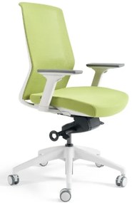 Kancelárska ergonomická stolička BESTUHL J17 WHITE — viac farieb Modrá