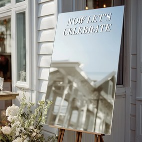 Nálepka na zrkadlo S44 – Now let's celebrate