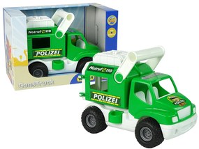 LEAN TOYS Policajné auto zelené