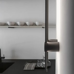 Ideal Lux - LED Nástenné svietidlo ESSENCE LED/12W/230V 2700K 70 cm CRI 90 čierna