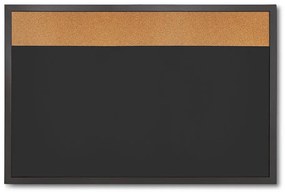 Combi Board blackboard / korok 60 × 90 cm, čierna
