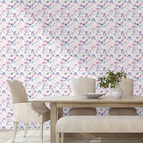 Fototapeta pastelový kvetinový vzor