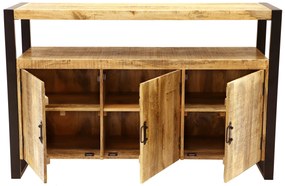 furniture-nabytek.cz - Rustikálna komoda z mangového dreva 140x90x45