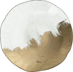 Sklenená dekoratívna tácka ø 29 cm – Ixia