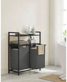 Kôš na bielizeň REX sivý