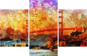 Obraz - Golden Gate, San Francisco, Kalifornia (90x60 cm)