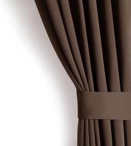 Hnedý zatemňovací termo záves 140x245 cm Pleat – Restilo