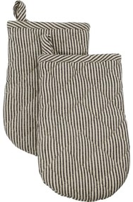 House Doctor Chňapka Glove Chef Dark Grey – sada 2 ks