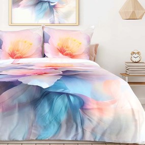 SATÉNOVÉ OBLIEČKY SATYNLOVE PREMIUM 200X220 CM, 2KS 70X80 CM KVETY