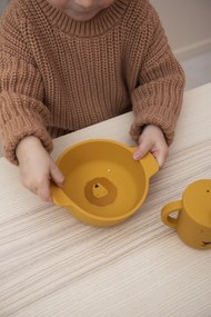 Detská silikónová miska Mr. Lion