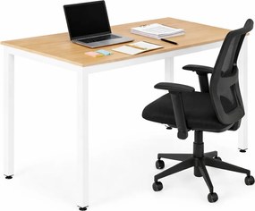 ModernHome Jedálenský stôl pre 4-5 osôb - 120x60 cm svetlý dub ModernHome