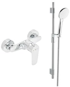 Sprchová batéria SAT Mood so sprchovacím setom 150 mm chróm SATBSMOOD268SET1, 1 ks
