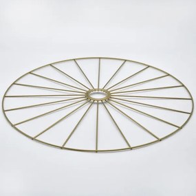 Luster na lanku MONTANA 1xE27/15W/230V pr. 45 cm zlatá/čierna