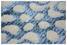 Luxusný kusový koberec akryl Many modrý 80x150cm