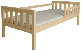 Detská posteľ MONTY 90 x 200 cm, borovica Rošt: S lamelovým roštom, Matrac: Matrac COCO MAXI 20 cm