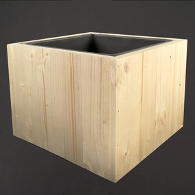 AMADEA Drevený obal na kvetináč, 27x27x20 cm Český výrobok