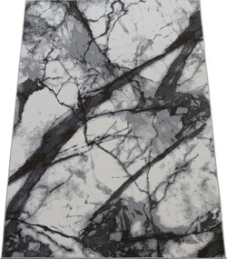 Koberec Lotus 9302 GREY – sivý s abstraktným vzorom Rozmer: 40x60 cm