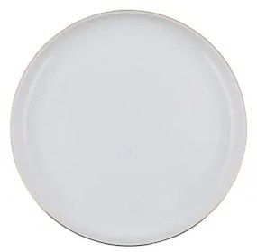 Jedálna súprava 24 ks biela/zlatá/porcelán