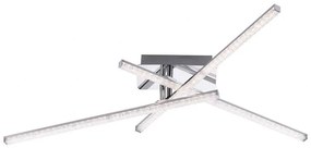 Leuchten Direkt 11293-17 - LED Prisadený luster SIMON 3xLED/5W/230V lesklý chróm