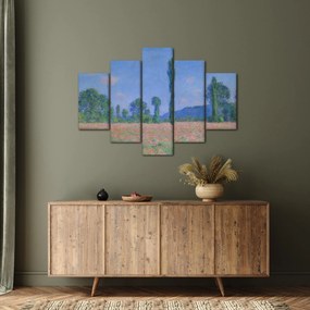 Obraz - Claude Monet, Poppy Field (Giverny), reprodukcia (150x105 cm)
