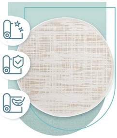 Koberec Adana Fuzzy Beige kruh