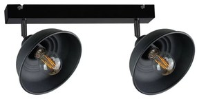 Bodové svietidlo FAUN 2xE27/60W/230V čierna