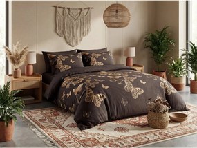 Obliečky z mikrovlákna AURELIS tmavohnedé Rozmer obliečky: 2 ks 70 x 80 cm | 160 x 200 cm