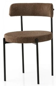 Súprava jedálenských stoličiek Gini Brown and Black, 2 ks