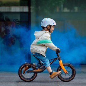 Lionelo - Odrážadlo BART AIR čierna/oranžová