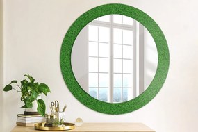 Okrúhle ozdobné zrkadlo Zelená tráva fi 70 cm