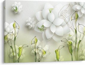 Obraz s kvetmi (70x50 cm)