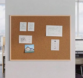 Toptabule.sk  Korková tabuľa v drevenom ráme + 9 farieb rámu 200x100 cm