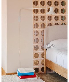 Biele nástenné svietidlo ø 20 cm Aria – Kave Home