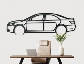 drevko Obraz na stenu Toyota Camry 07 Rozmer obrazu: 26,5 x 86 cm, Farba dekorácie: Čierna