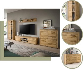 Komoda so zásuvkami Jana, 125 cm, dub wotan