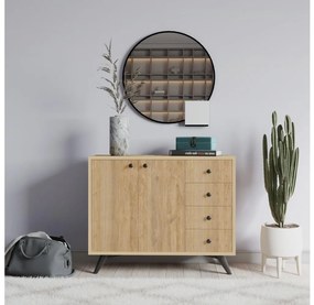 Komoda WAGA 82x100 cm hnedá