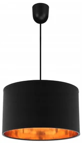 Závesné svietidlo Shade, 1x textilné tienidlo (výber zo 6 farieb), (výber z 3 farieb konštrukcie), (fi 35cm), lp, g